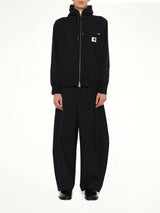 Carhartt WIP 黑色棉质平纹针织连帽衫