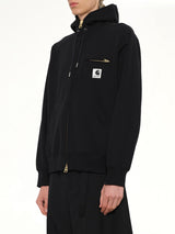 Carhartt WIP 黑色棉质平纹针织连帽衫