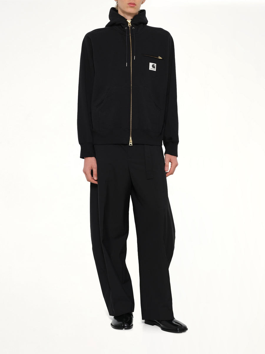 Carhartt WIP Cotton Jersey Hoodie in Black
