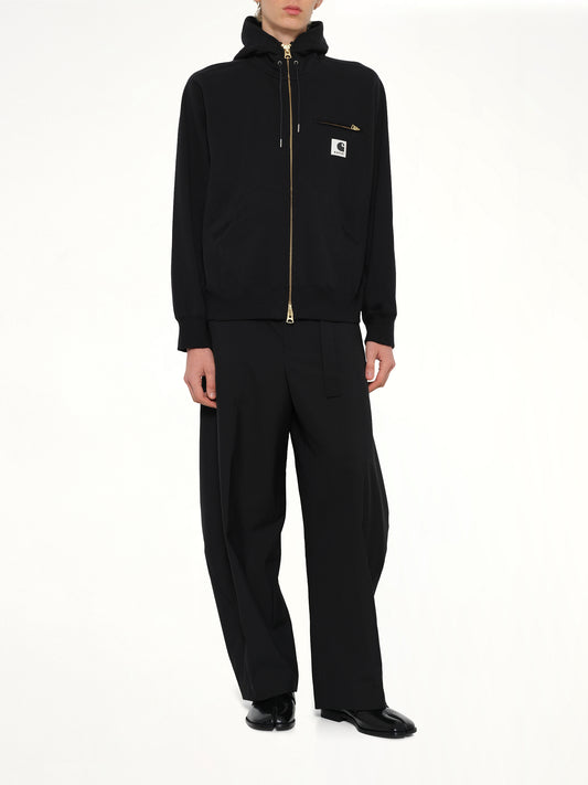 Carhartt WIP Cotton Jersey Hoodie in Black