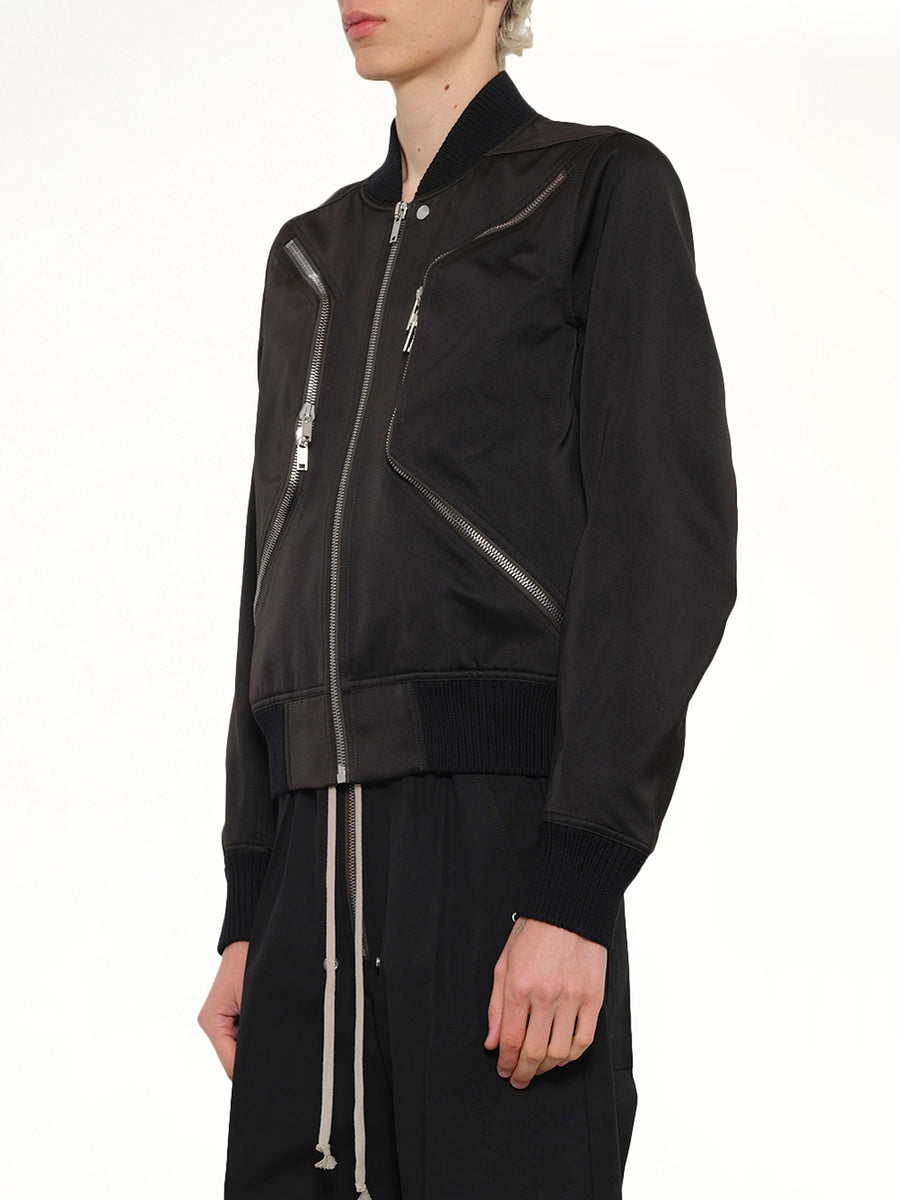 Heizer Flight Jacket in Black