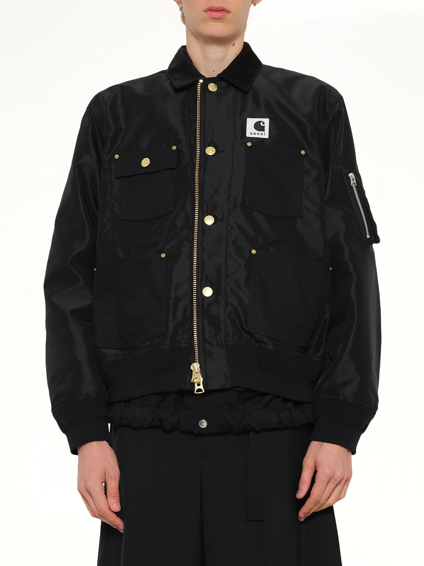 Carhartt WIP Nylon Twill x Duck Blouson in Black