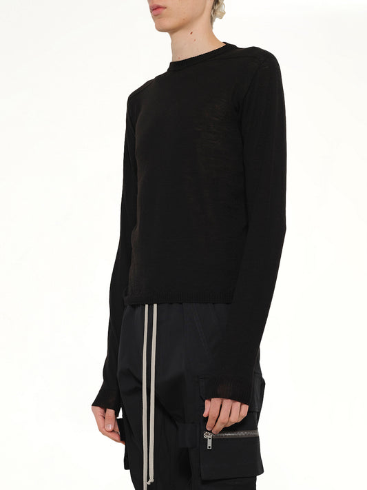 Cropped Biker in Black