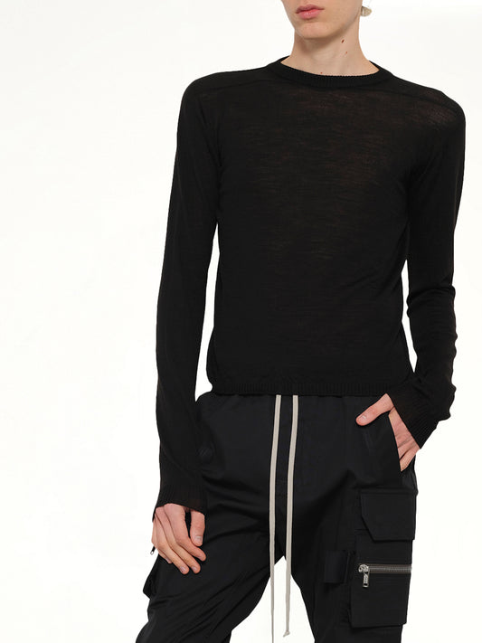 Cropped Biker in Black