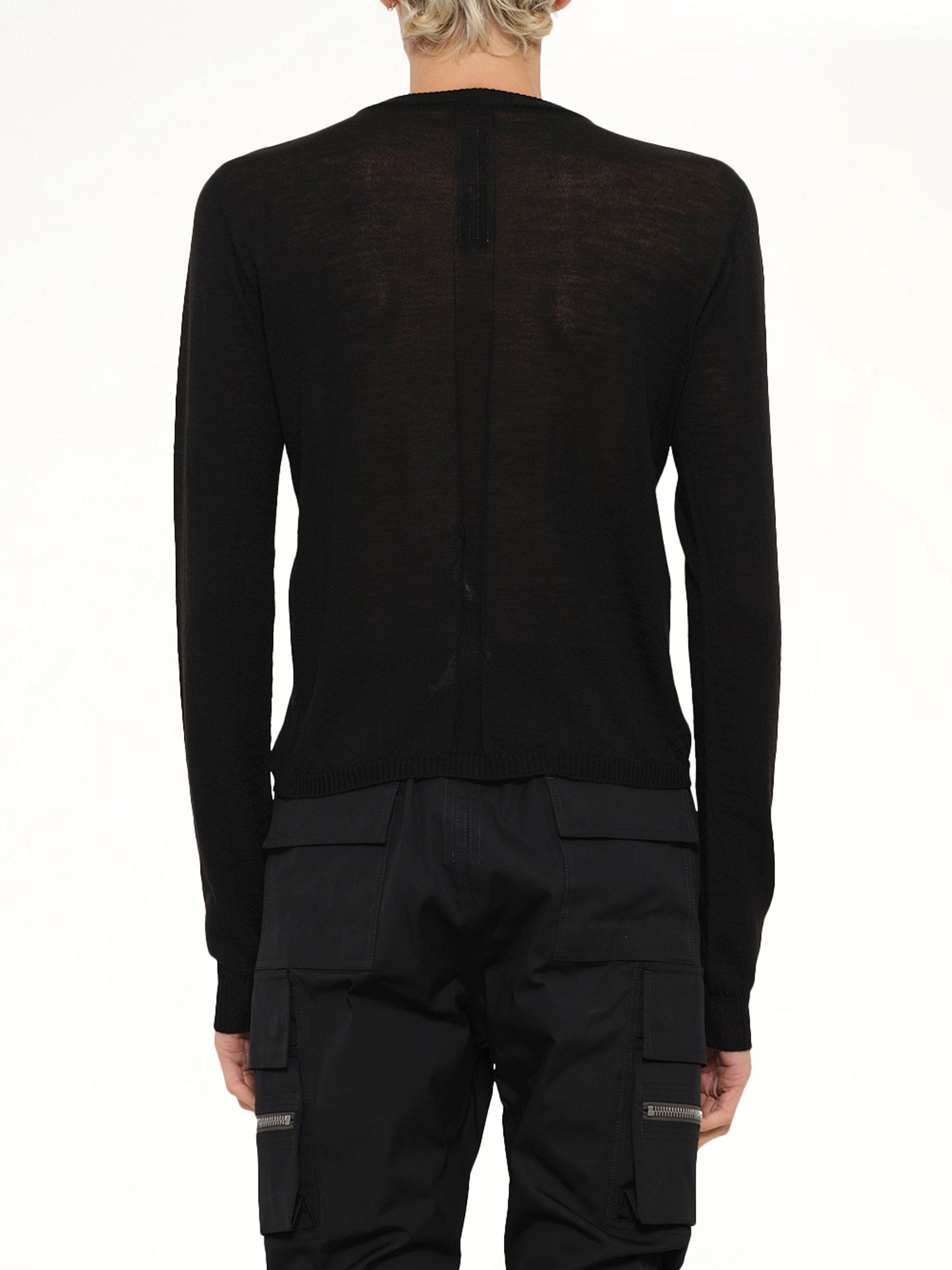 Cropped Biker in Black