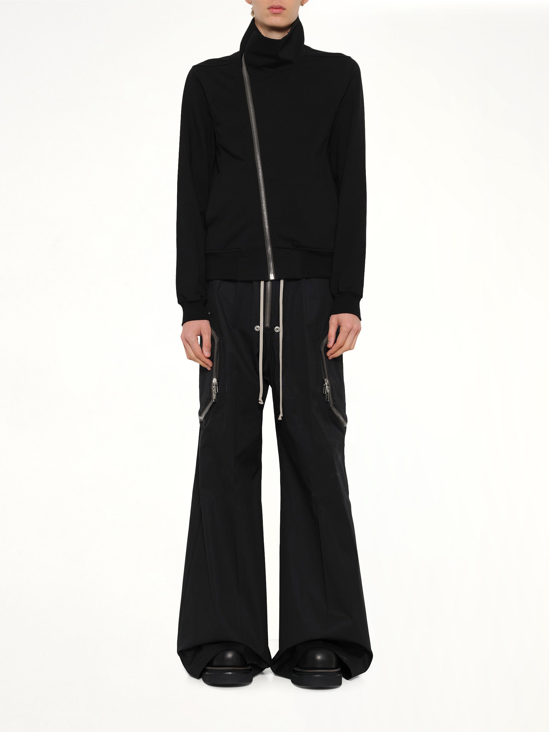 RICK OWENS Bauhaus Jogger in Black Model View from MARAIS