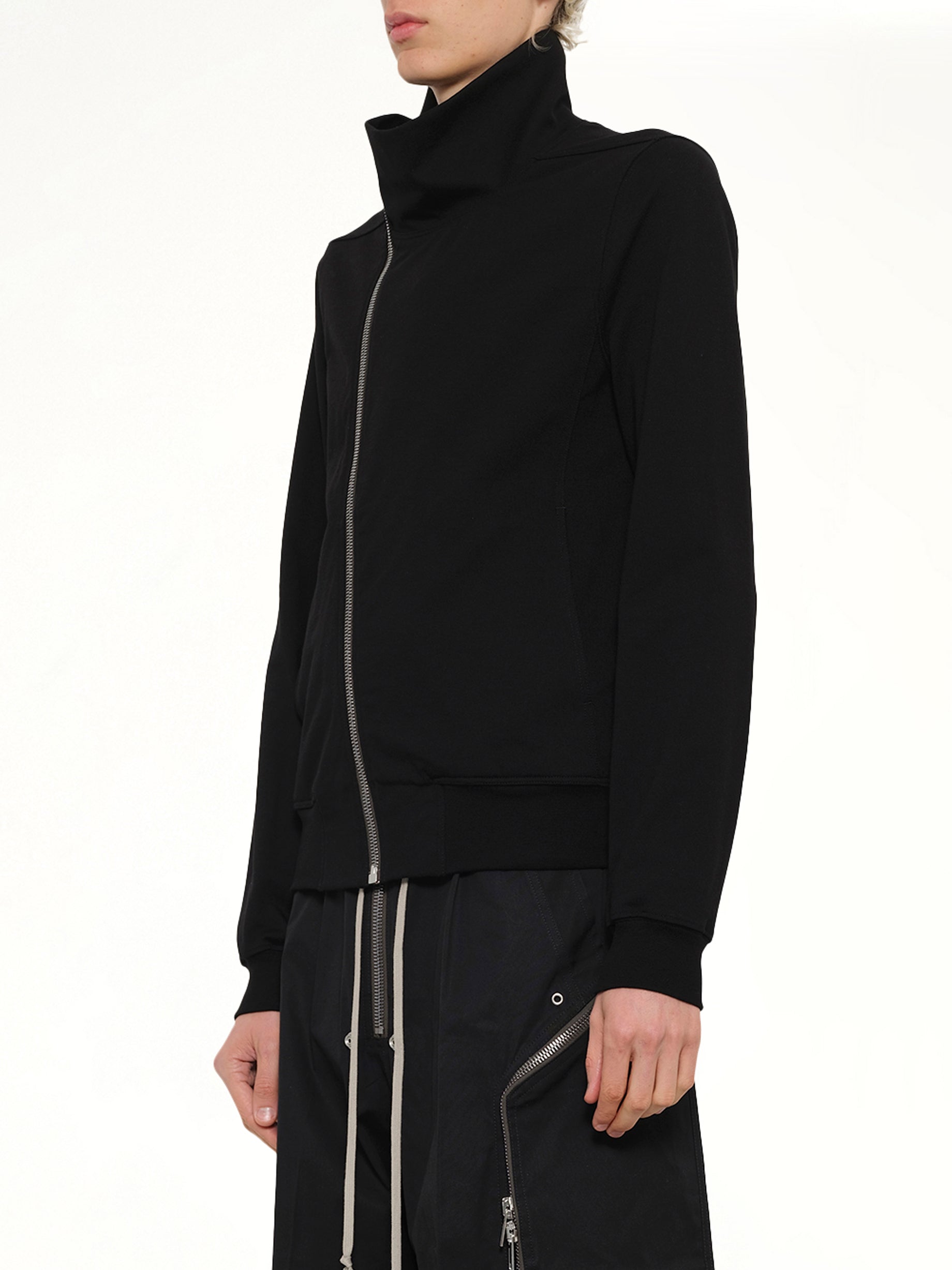 RICK OWENS Bauhaus Jogger in Black Side View from MARAIS