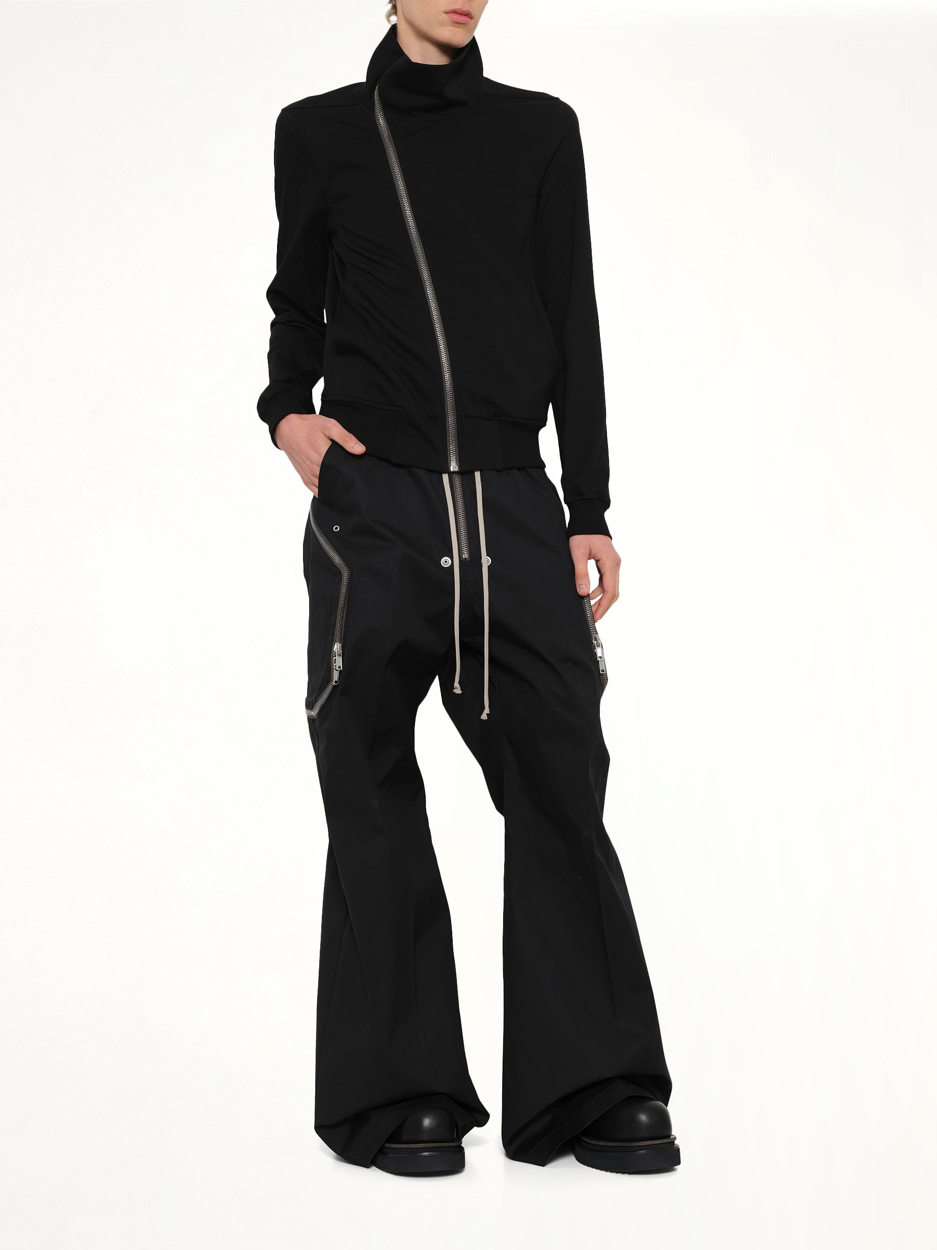 RICK OWENS Bauhaus Jogger in Black Full Reference from MARAIS