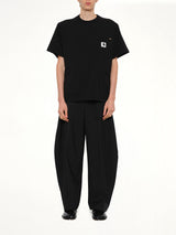 블랙 Carhartt WIP 코튼 저지 티셔츠