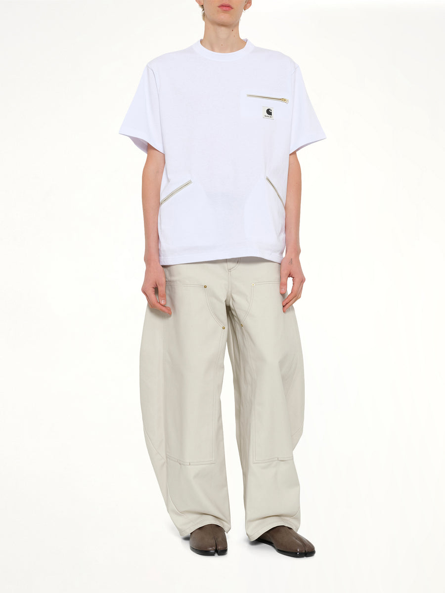 Carhartt WIP Cotton Jersey T-Shirt in White