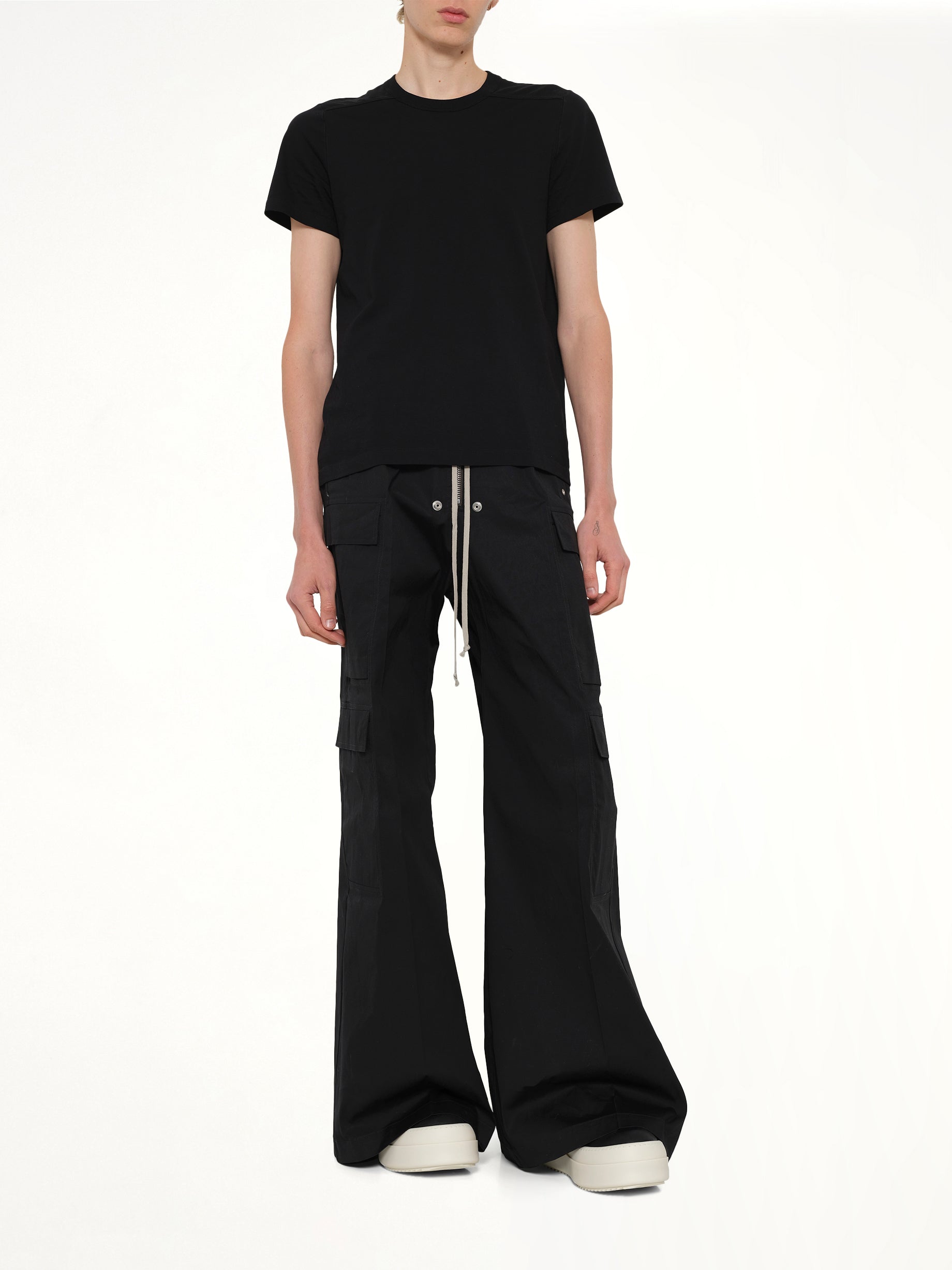 RICK OWENS Short Level T in Black Full Reference from MARAIS
