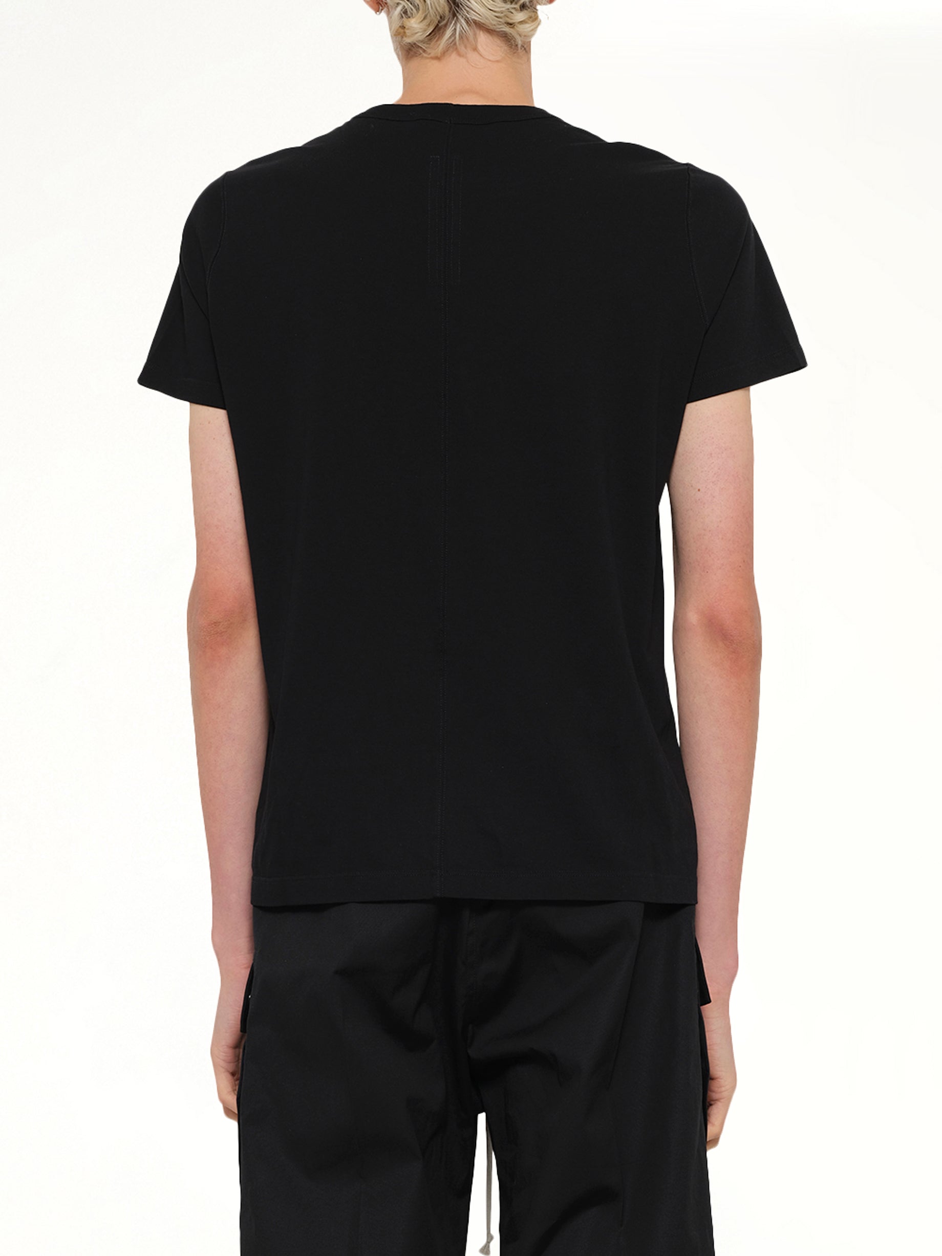 RICK OWENS Short Level T in Black Back View from MARAIS