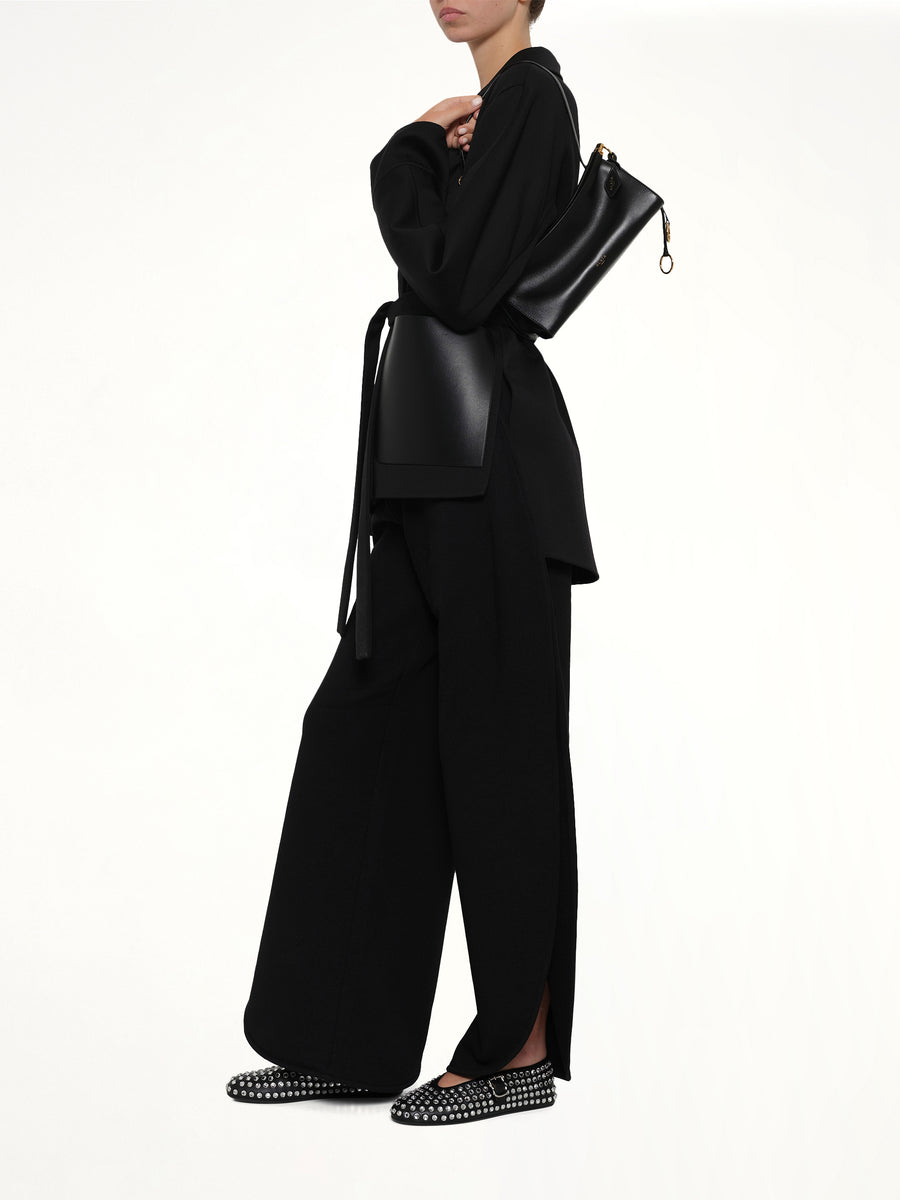 Le Click East West Small Bag in Black