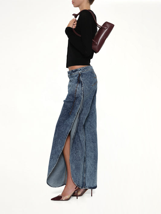 Le Teckel Small Bag in Rouge Grenat