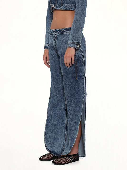 Petal Pants in Blue Denim