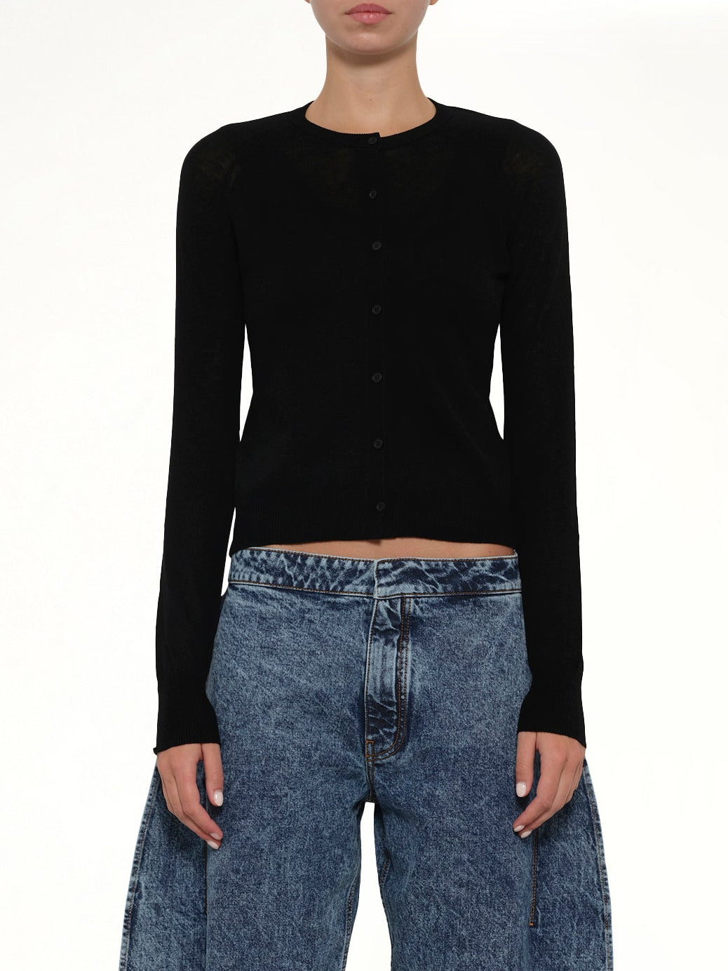 Layer Cardigan in Black