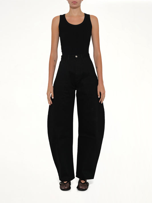 Round Pants in Black