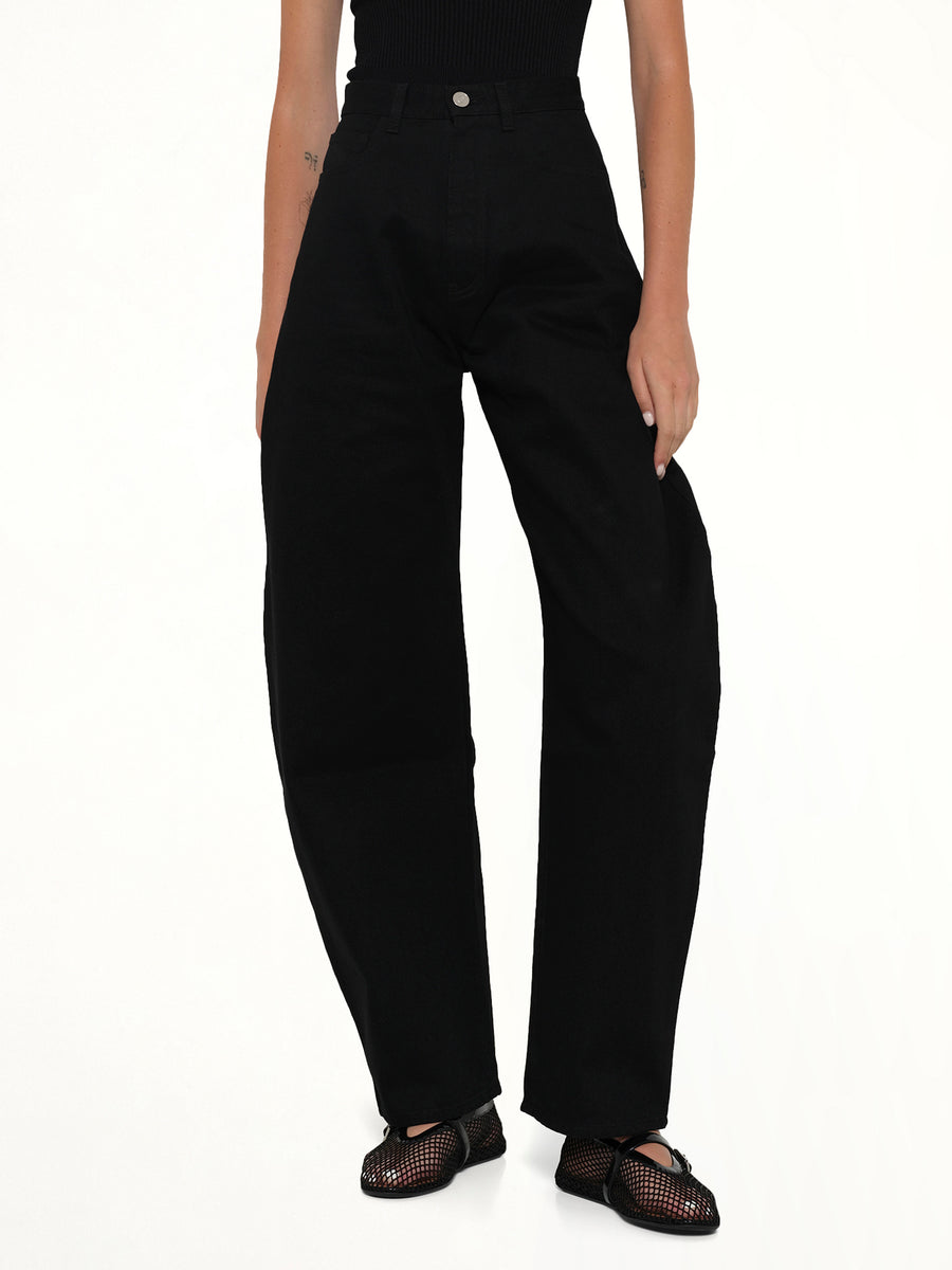 Round Pants in Black