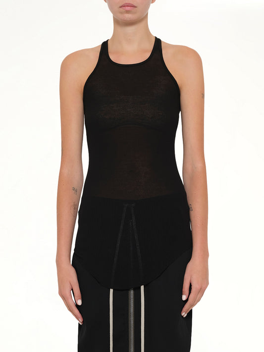 Basic Rib Tank in Black