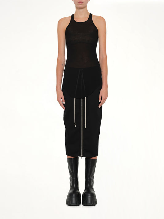 Basic Rib Tank in Black