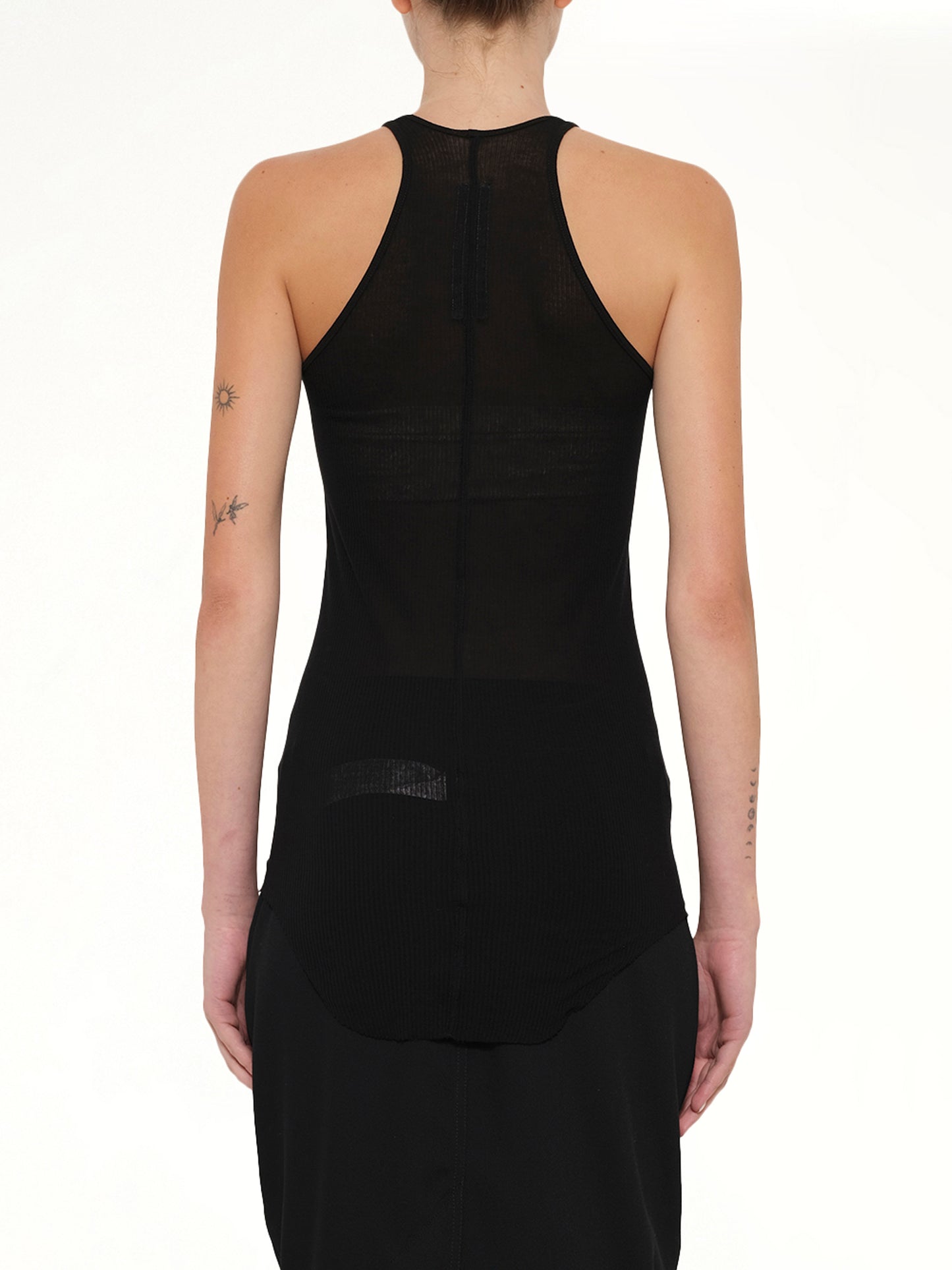 Basic Rib Tank in Black
