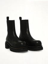 Beatle Bogun in Black Front View | RICK OWENS