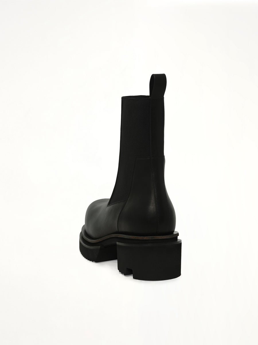 Beatle Bogun in Black Back View | RICK OWENS