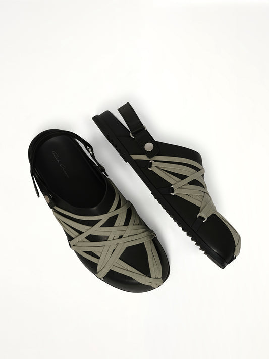 Megalace Mule Granola in Black