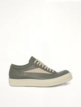 Vintage Sneaks in Euca/Milk Side View | RICK OWENS