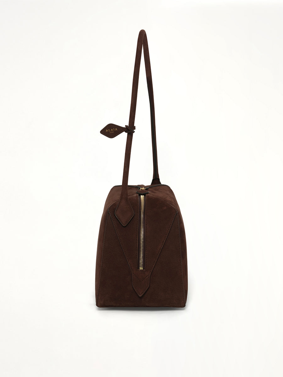 Le Bouledogue Medium Bag in Brun Fonce