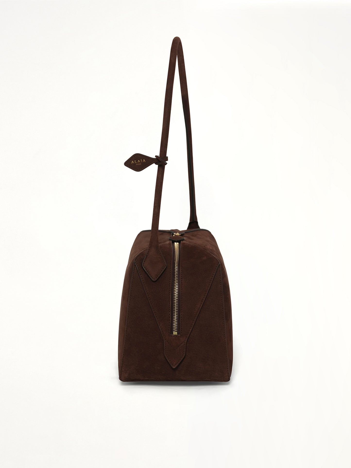 Le Bouledogue Medium Bag in Brun Fonce