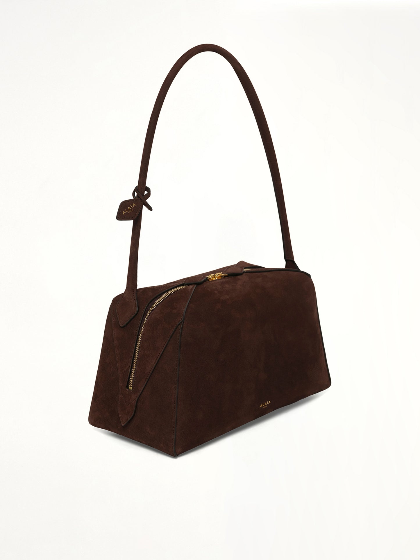 Le Bouledogue Medium Bag in Brun Fonce