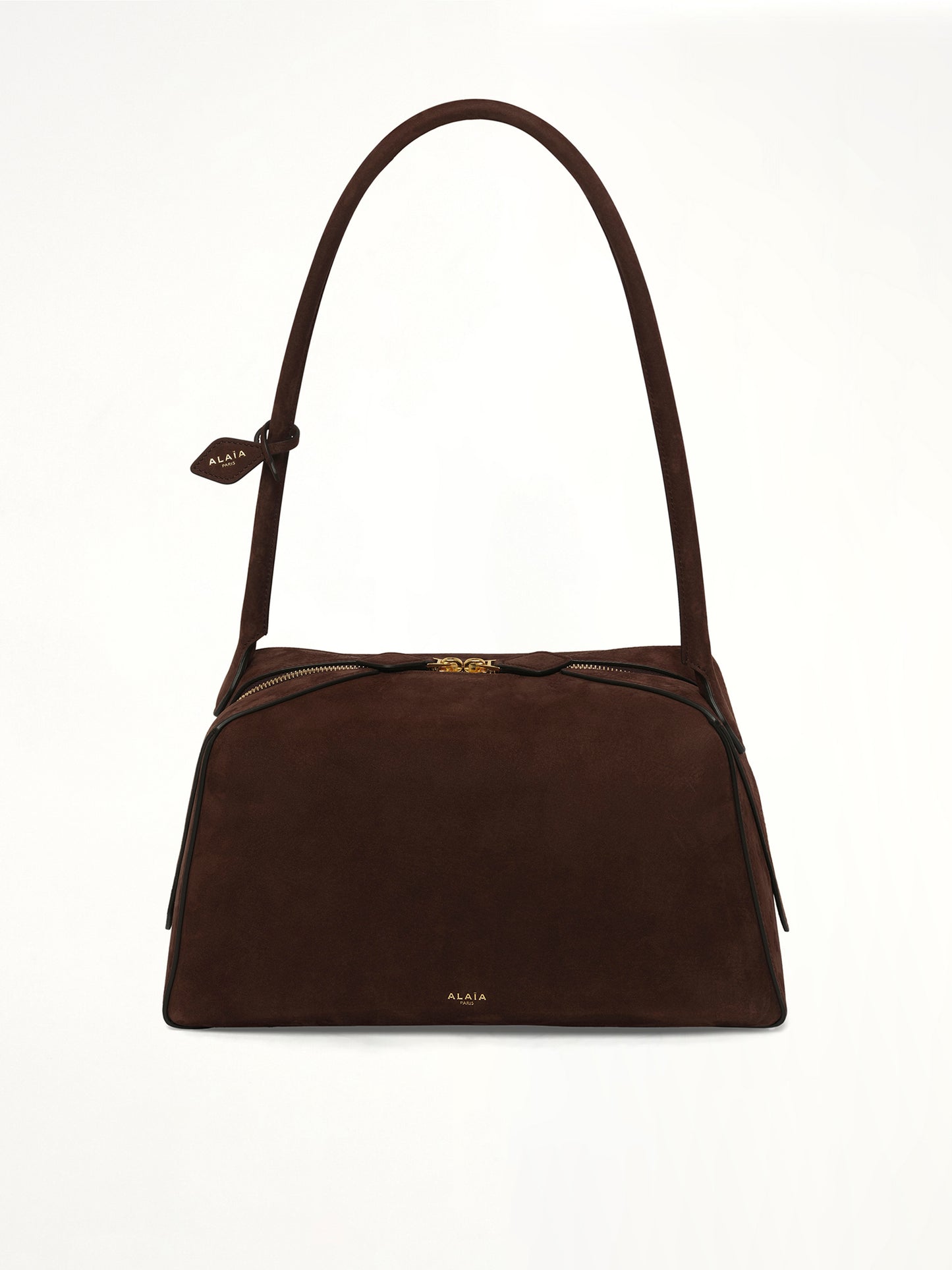 Le Bouledogue Medium Bag in Brun Fonce