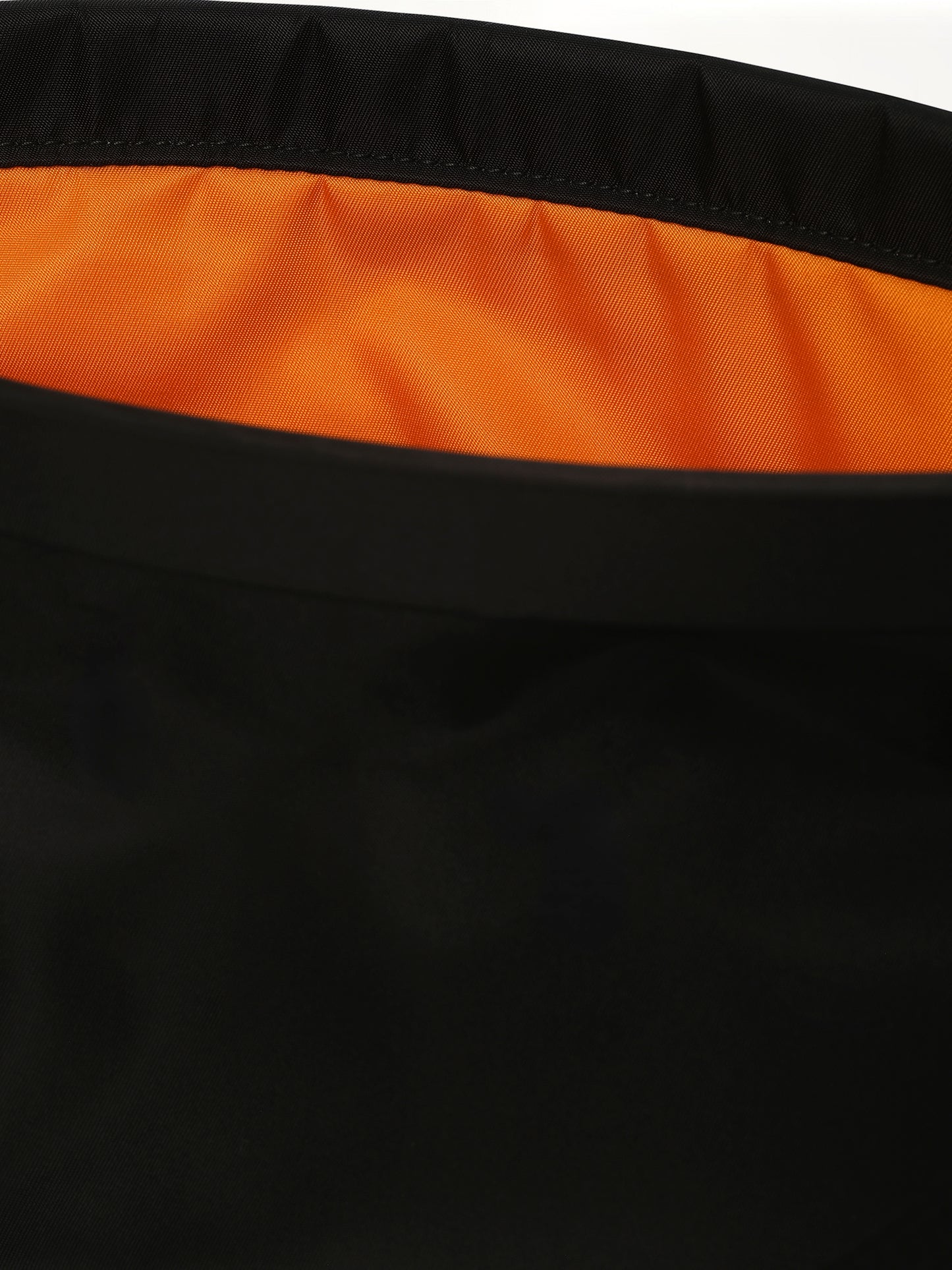 Le Click East West Nylon Shoulder Bag in Black