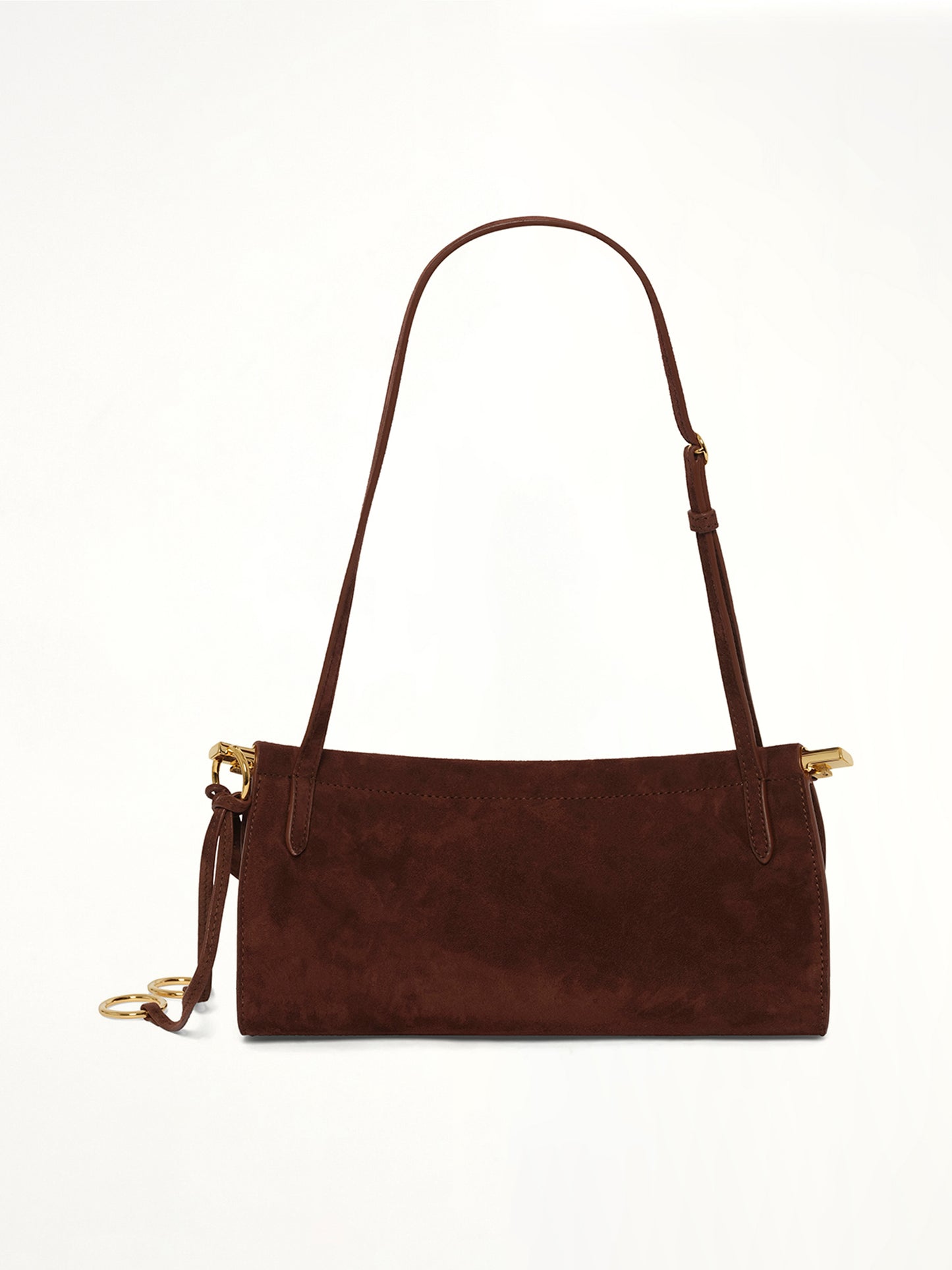 Le Click East West Small Bag in Brun Fonce