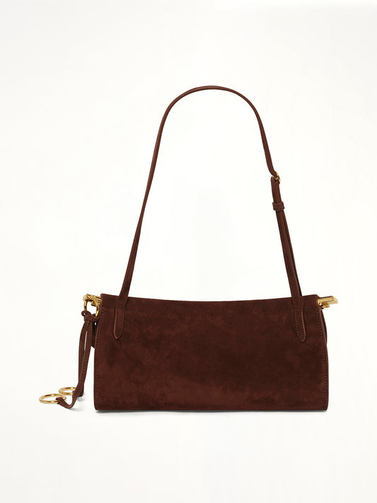 Le Click East West Small Bag in Brun Fonce