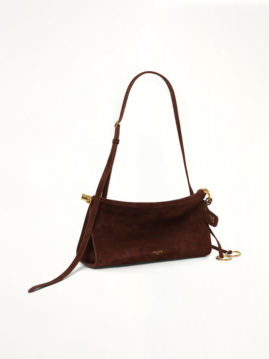 Le Click East West Small Bag in Brun Fonce