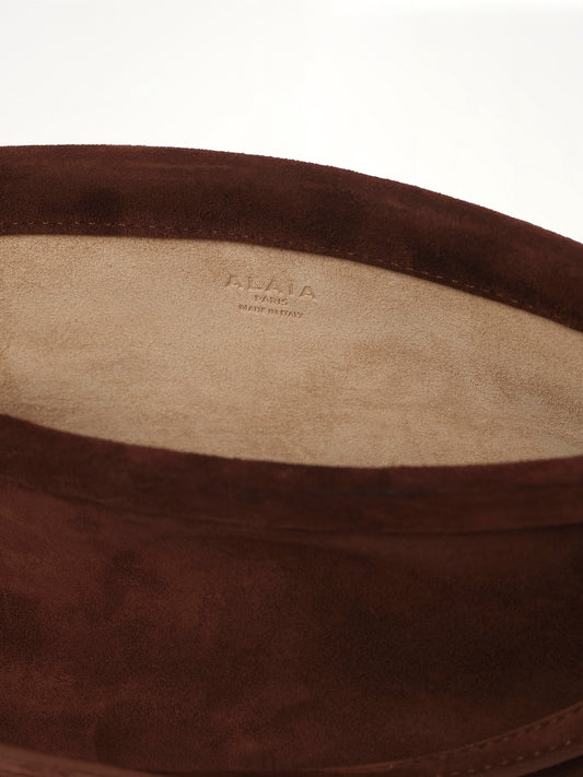 Le Click East West Small Bag in Brun Fonce