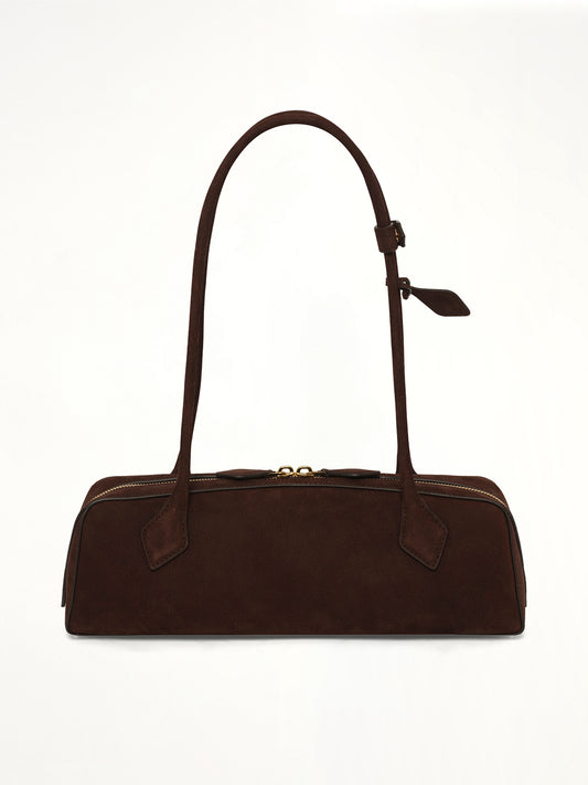 Le Teckel Medium Bag in Brun Fonce