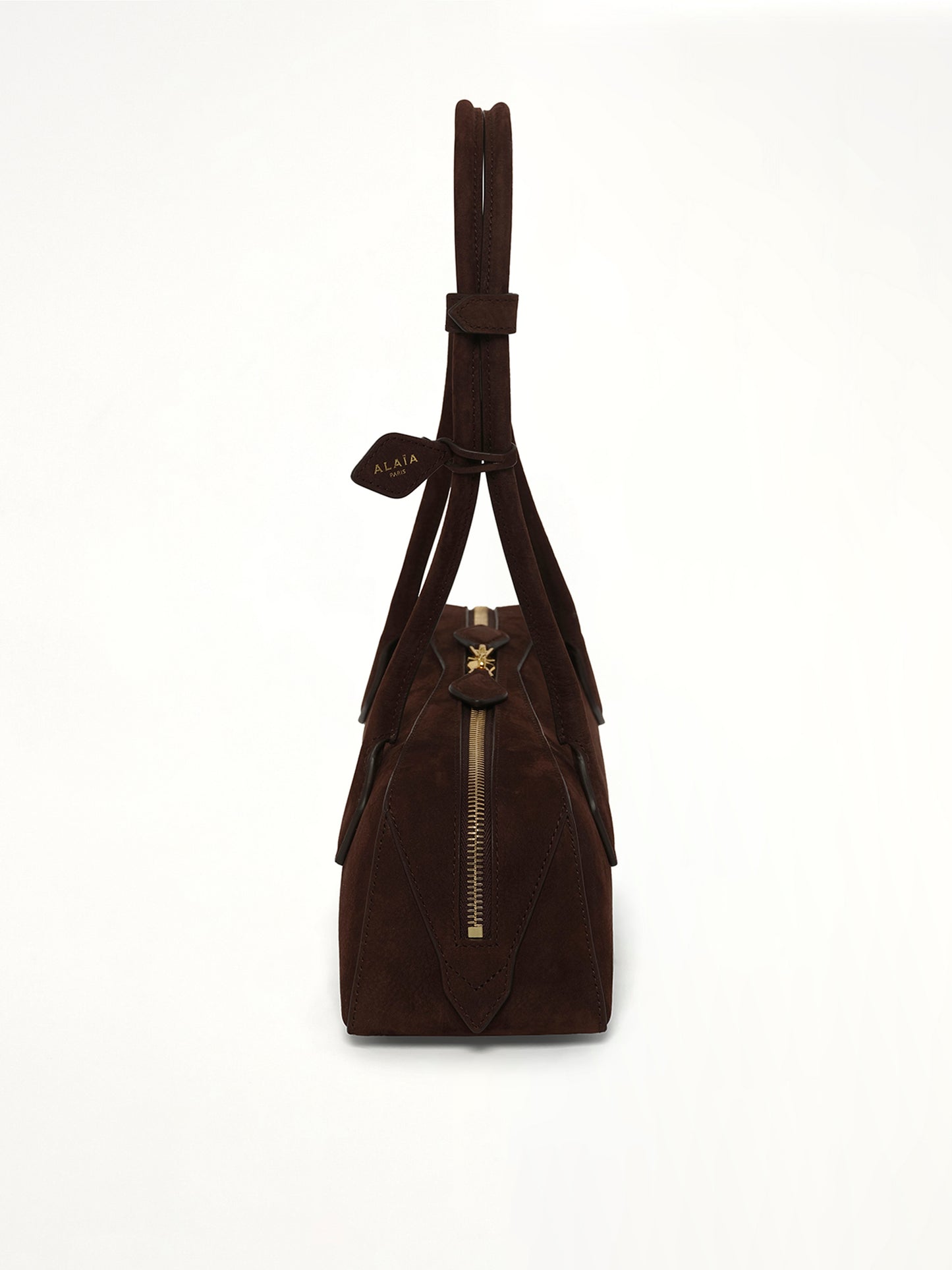 Le Teckel Medium Bag in Brun Fonce