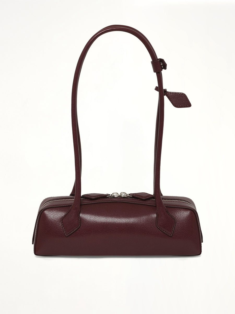 Le Teckel Small Bag in Rouge Grenat
