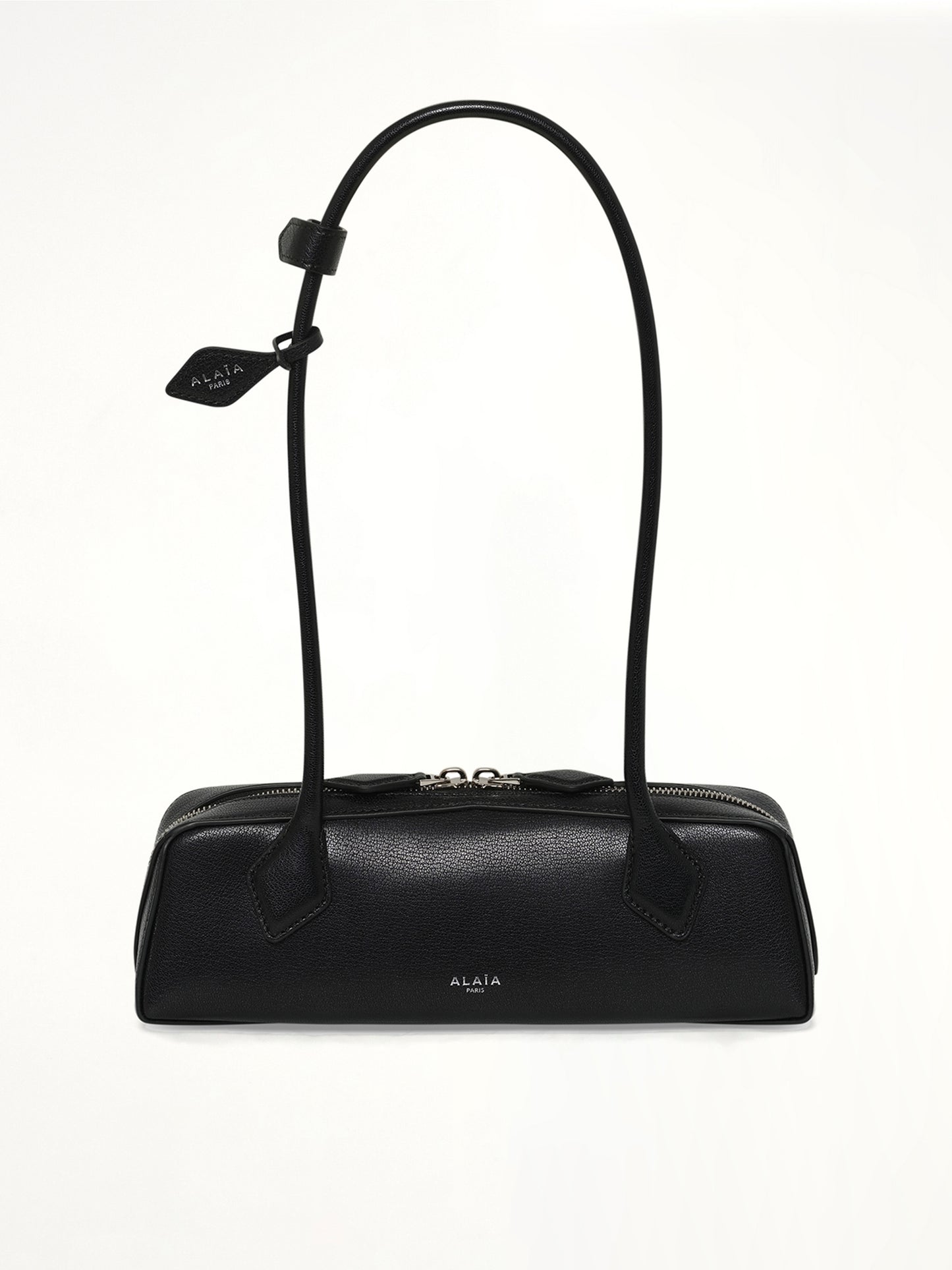 Le Teckel Small Goatskin Bag in Black