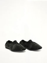 Supple Slippers in Black Front View | ALAIA