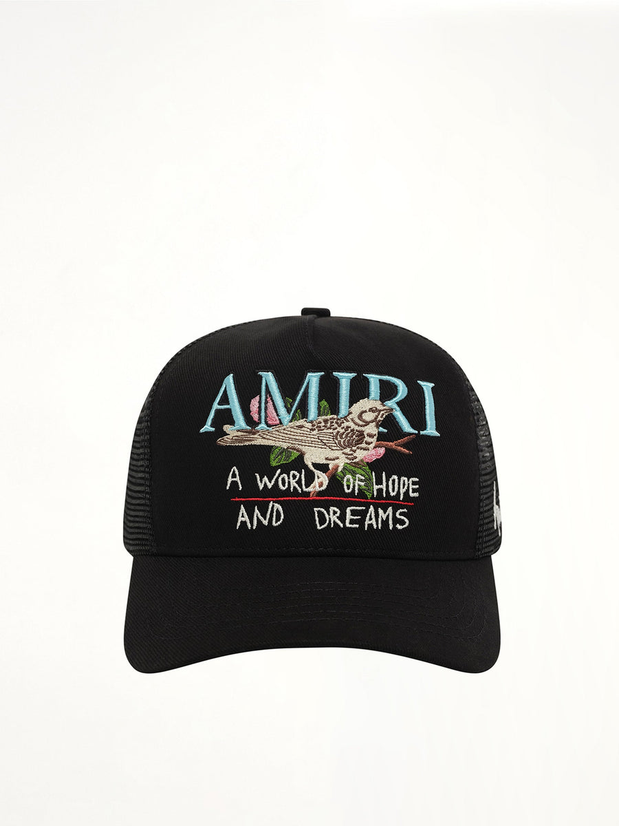 Hope And Dreams Trucker Hat in Black