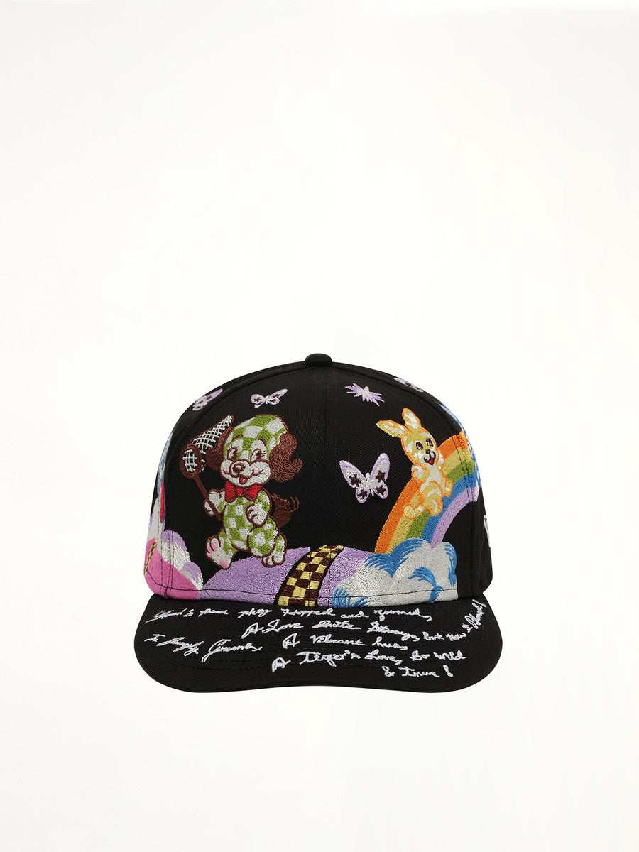 Kenzo X New Era Cap in Black BLACK / 7-14