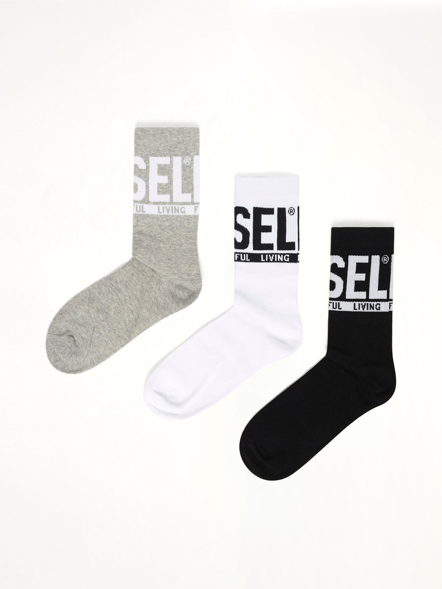 SKM-RAY-THREEPACK Socks in Multicolour