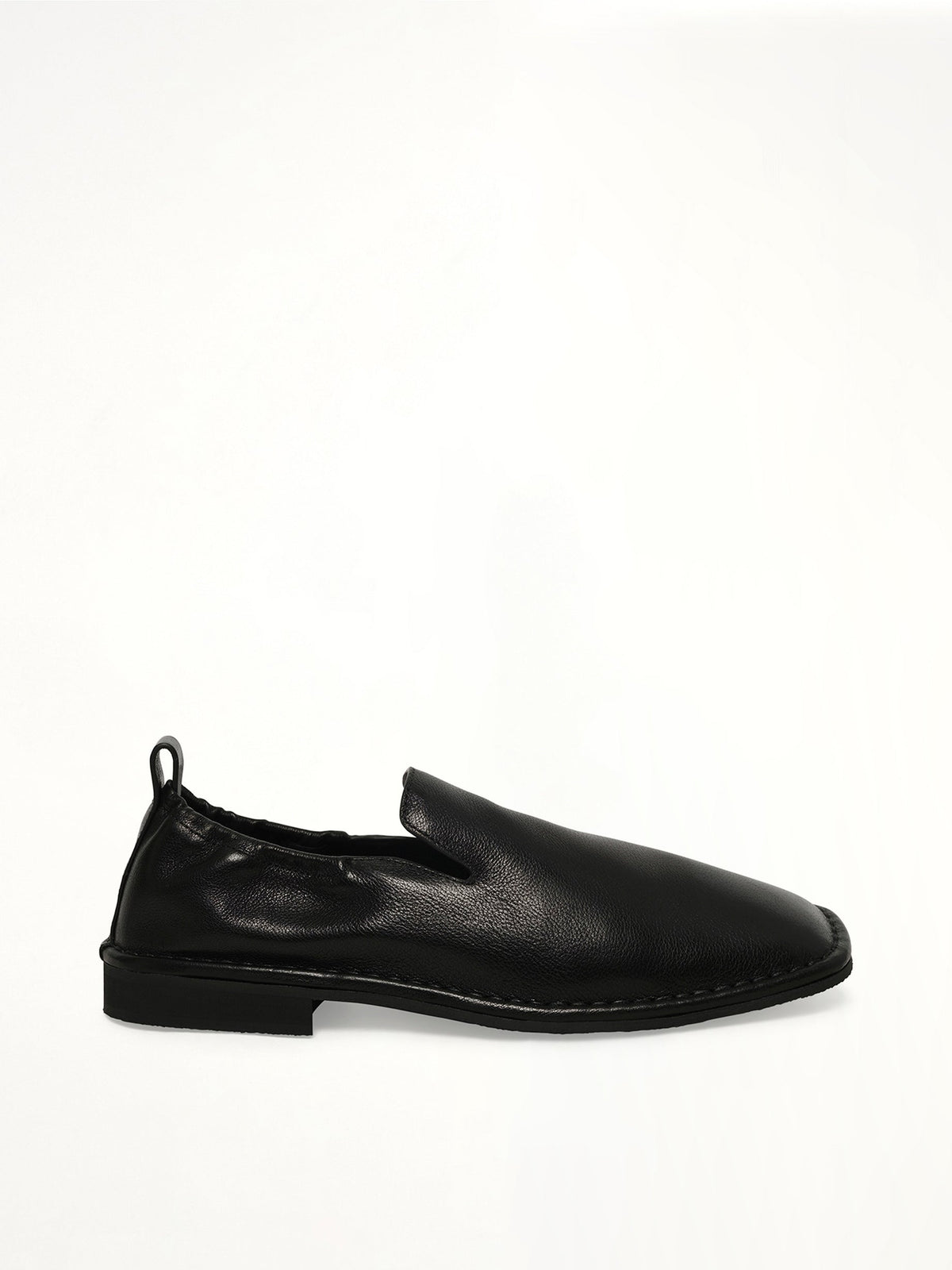 Slip On Loafer in Black Side View | AMIRI