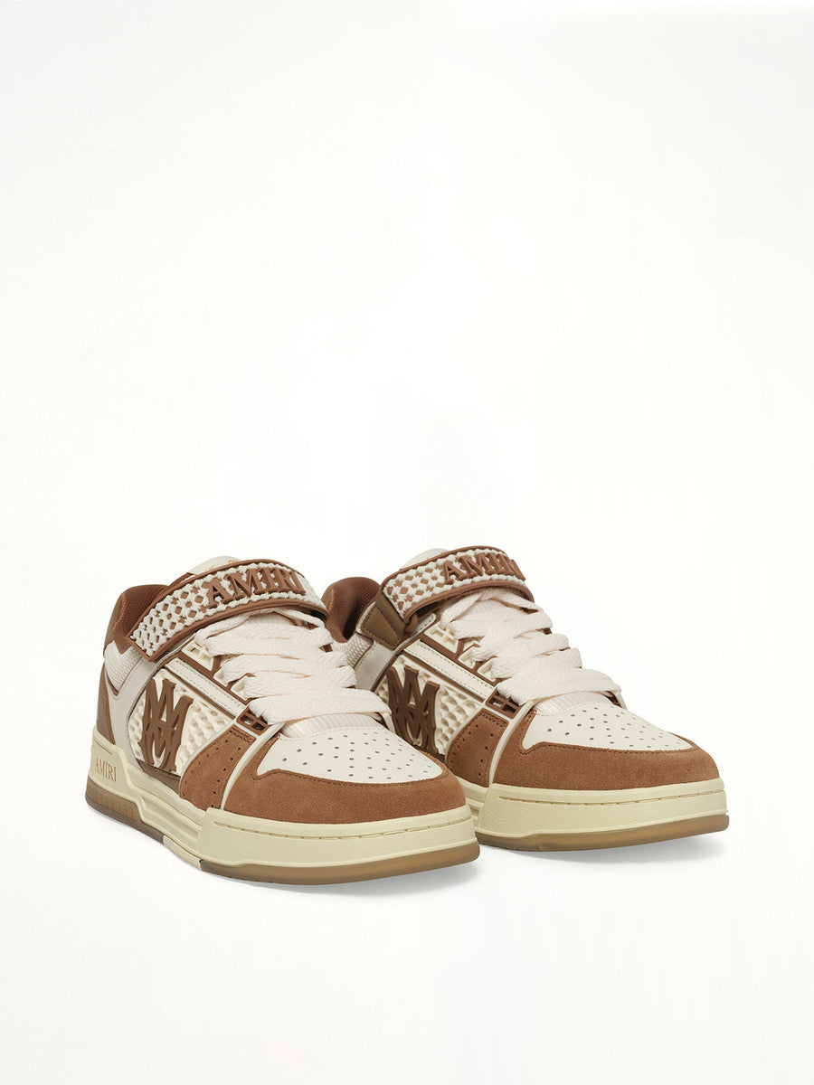 MA Skyline Sneaker in Tobacco Front View | AMIRI