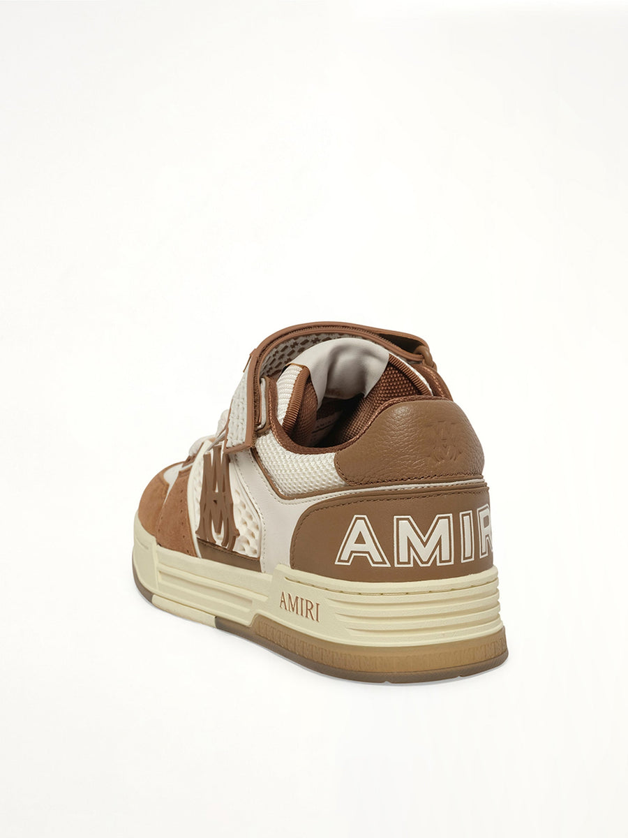 MA Skyline Sneaker in Tobacco Back View | AMIRI