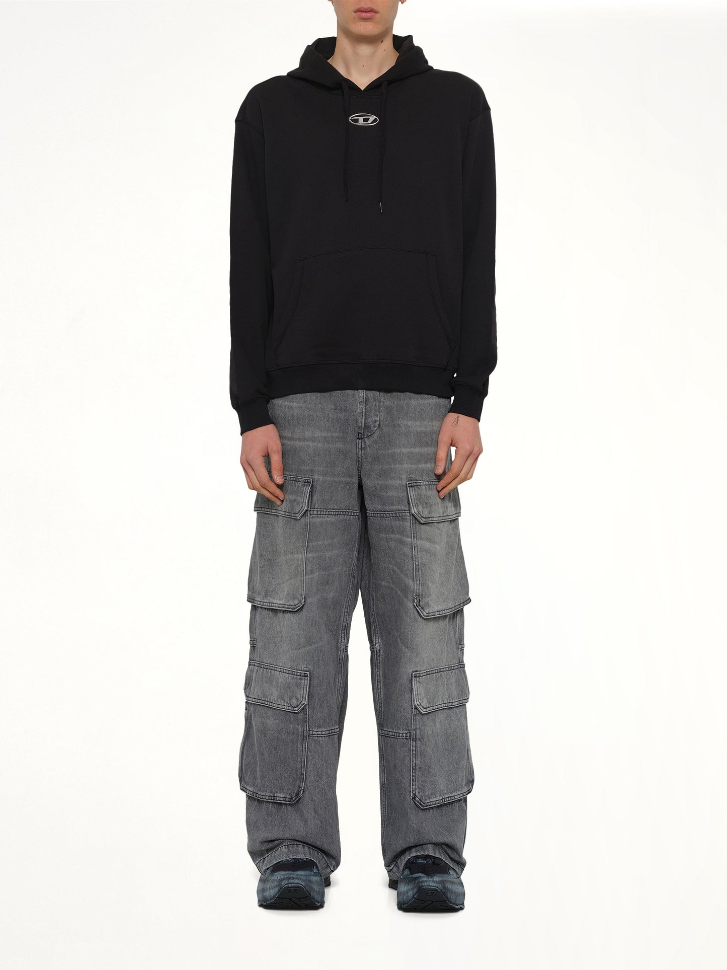 S-NORM-HOOD-IOD Hoodie in Black